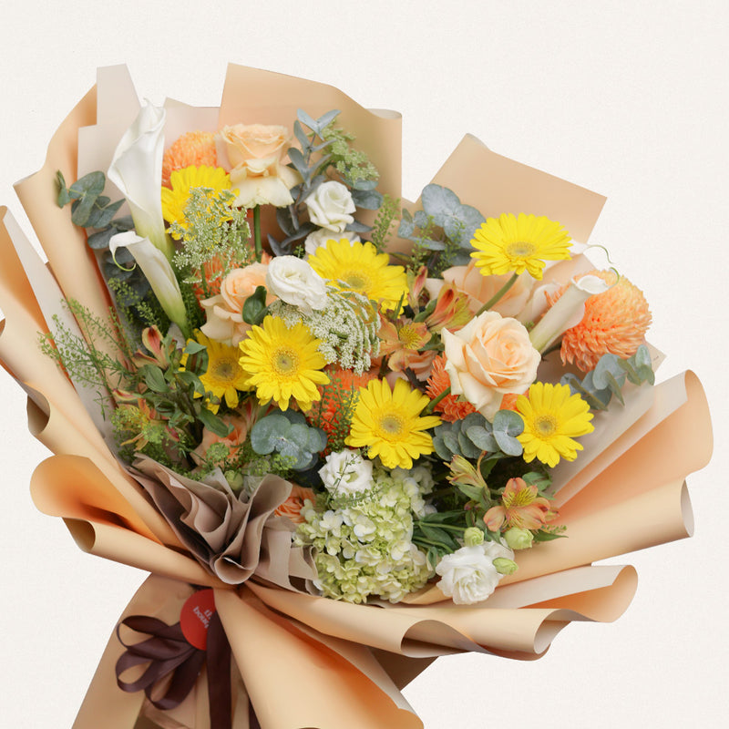 buket bunga premium chyntia kuning Jakarta