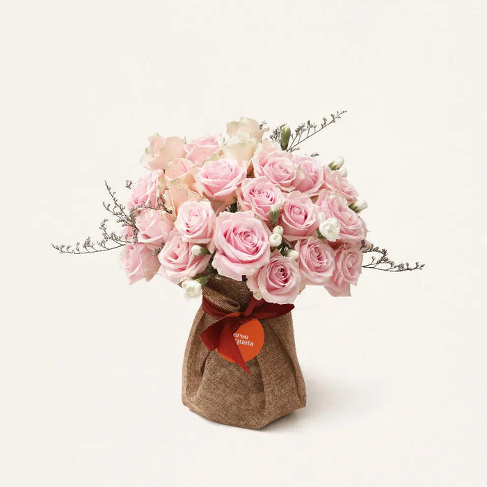 Anne in Vase Three Bouquets