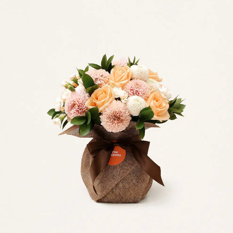 Emily in Vase Three Bouquets