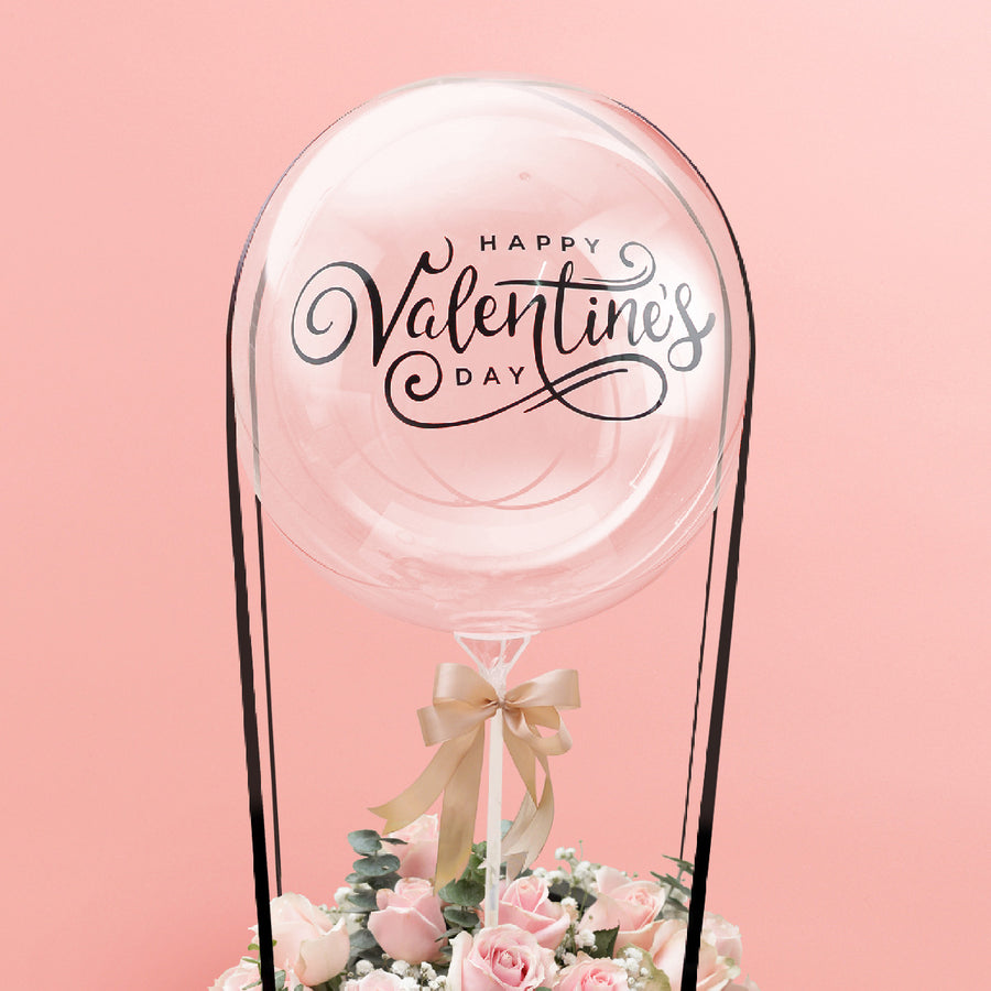 Valentine Balloon for Bloom Box Three Bouquets