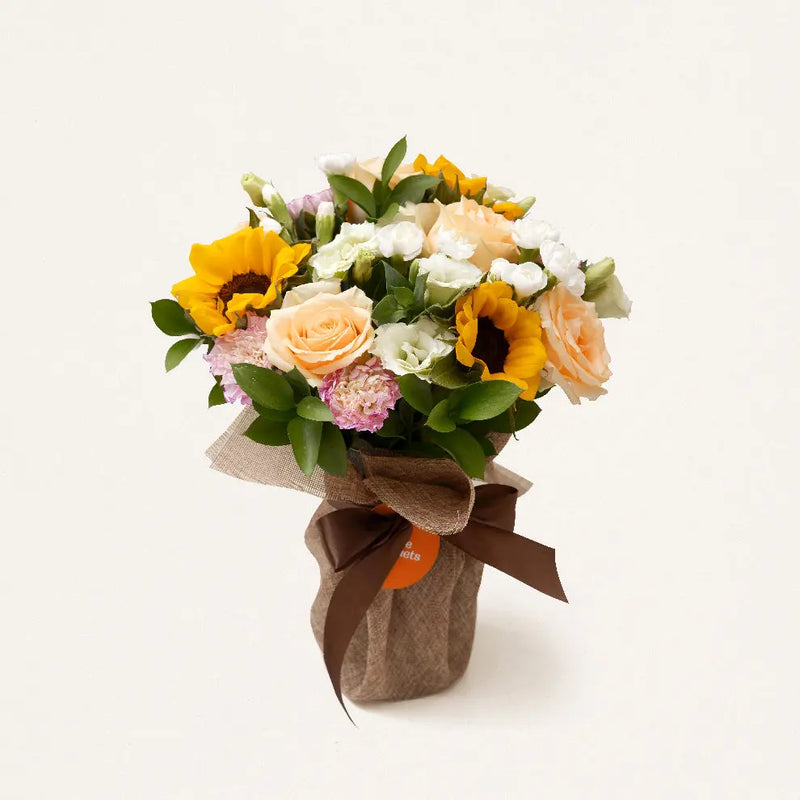 Charlotte in Vase Three Bouquets