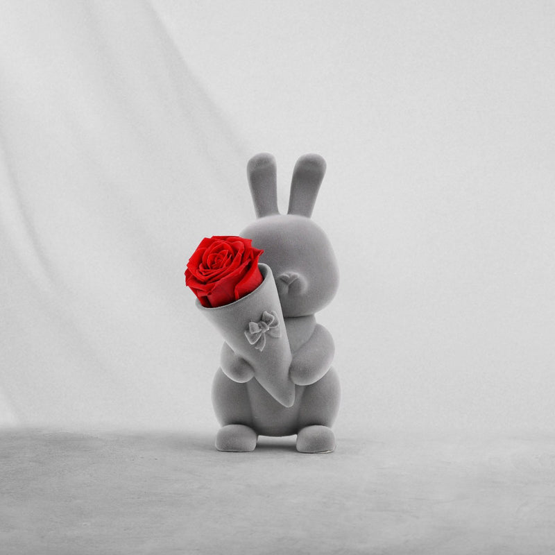Rose Rabbit Doll - Three Bouquets